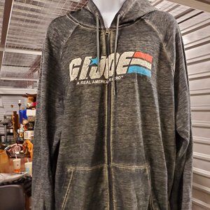 Mens GI Joe zip up hoodie